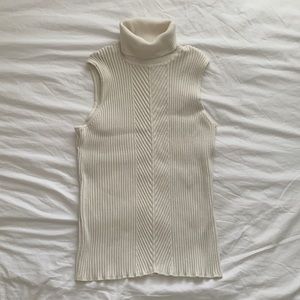 Cream Sweater Tank